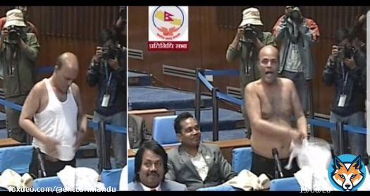 She: Baby send nudes He: But I'm in a Parliament meeting She: I want them right now or I'll leave you  He: