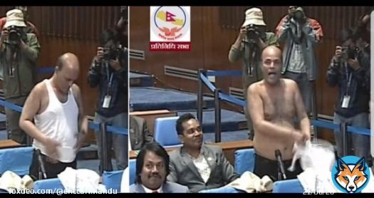 She: Baby send nudes He: But I'm in a Parliament meeting She: I want them right now or I'll leave you  He: