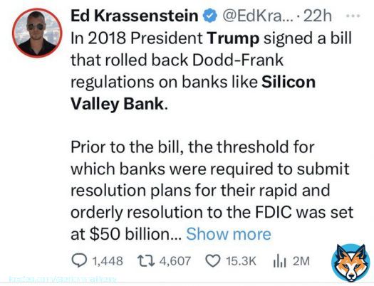 The DNC talking points must have been released this weekend. Apparently, the failure of ultra-woke Silicon Valley Bank isn&rsquo;t due to emphasis on DEI factors over creditworthiness of borrowers&hellip;it&rsquo;s Trump.