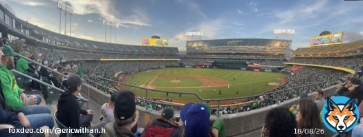 We&rsquo;re still here. #oakland #OaklandAs #fisherout