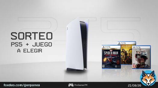 #SORTEAZO DE FEBRERO ~ PS5 + 3 Juegos a elegir Para participar: Haz RT y sigue a @ProGamesTM ¬ Termina: 20/03 ¡SUERTE!