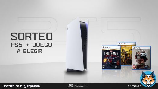 #SORTEAZO DE FEBRERO ~ PS5 + 3 Juegos a elegir Para participar: Haz RT y sigue a @ProGamesTM ¬ Termina: 20/03 ¡SUERTE!
