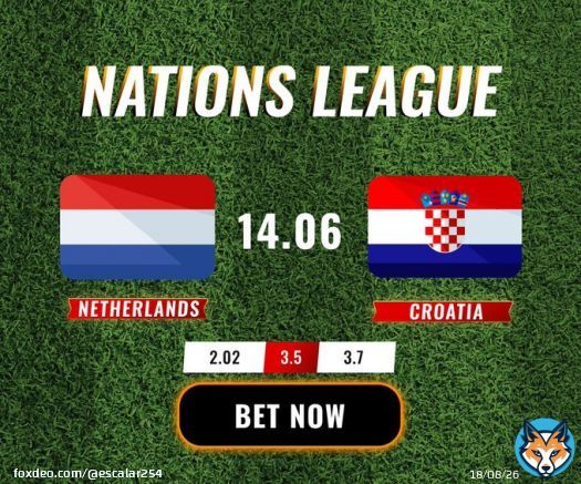 Netherlands vs Croatia  predict your 1st goal scorer,  5 winners get 100bob each. On twitter.  Be a member of CAPTAINSBET .