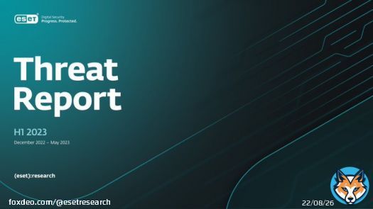 ESET Threat Report H1 2023: The remarkable adaptability of cybercriminals, the comeback of sextortion scams, and a rise in deceptive loan apps. Read more about latest threat landscape trends in the full report, now in a new look:  #ESETResearch