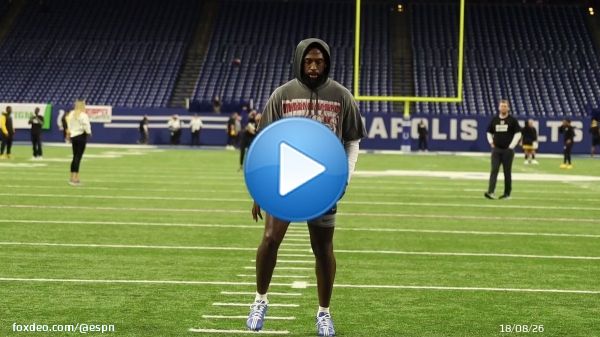 Colts WR Parris Campbell honoring Dwayne Haskins before #MNF   The two were teammates at Ohio State   (via @NFL)