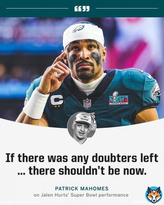 Jalen Hurts balled out on the biggest stage    #SBLVII