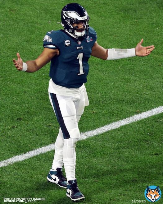 JALEN HURTS IS HIM   He's the first QB to have three rushing TDs in the Super Bowl  #SBLVII