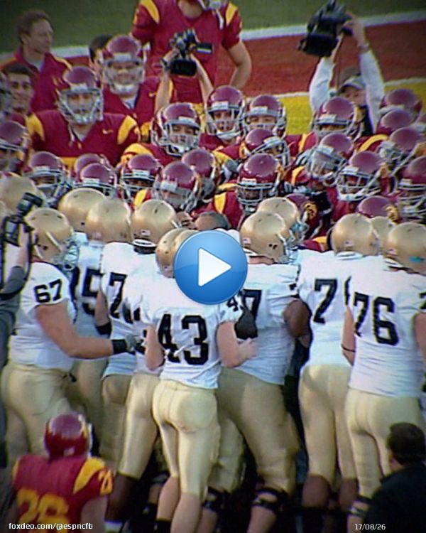 A rivalry reborn   @NDFootball and @uscfb face off this Saturday at 7:30 PM ET on ABC