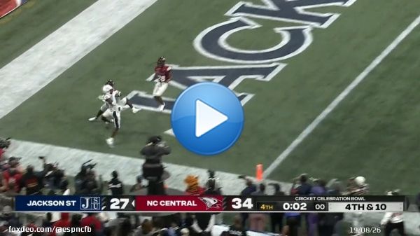 THIS CATCH FROM TRAVIS HUNTER!  JACKSON STATE TIES IT UP IN THE FINAL SECONDS