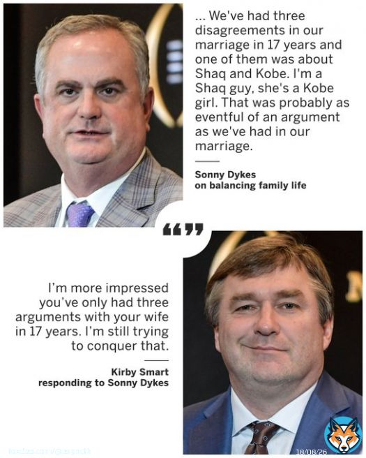This Sonny Dykes-Kirby Smart exchange was priceless   #CFBPlayoff | #NationalChampionship