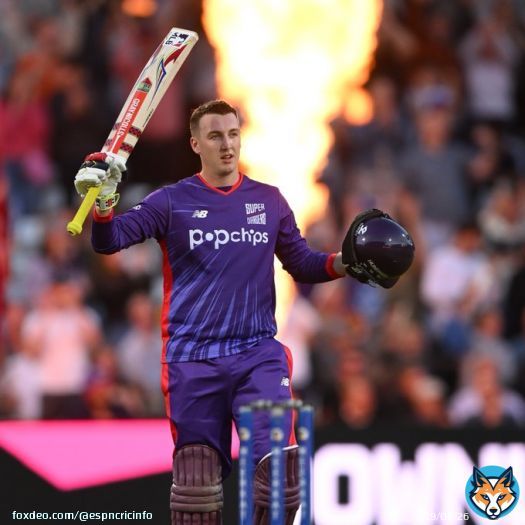 Left out of England's provisional ODI World Cup squad last week, a real statement  by Harry Brook  #TheHundred