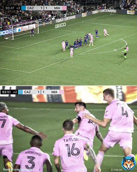 MESSI'S FIRST INTER MIAMI GOAL IS A FREE KICK GOLAZO