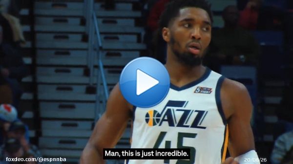 The Jazz honored Donovan Mitchell in his return to Utah   (via @utahjazz)