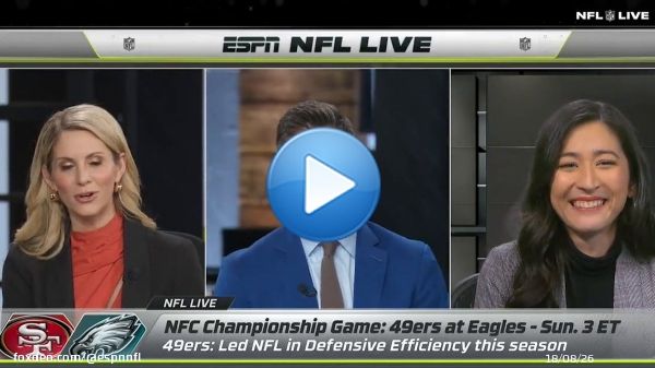 .@minakimes cannot hold her excitement for the 49ers-Eagles matchup    'This defensive line vs. this offensive line is what football nerds live for.'