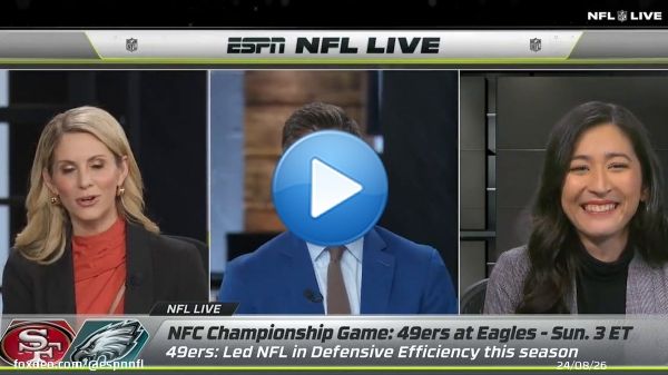.@minakimes cannot hold her excitement for the 49ers-Eagles matchup    'This defensive line vs. this offensive line is what football nerds live for.'