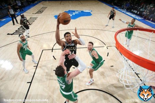 Giannis Antetokounmpo is averaging 37.2 PPG during the Bucks' 11-game win streak, the highest scoring average during a team's 11-game win streak in NBA history.