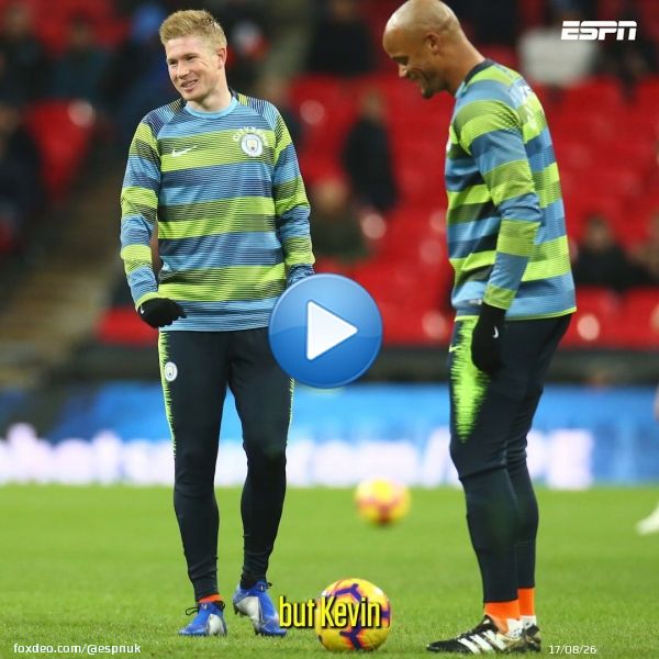 'You give Kevin de Bruyne a team with a plan, and he will be directing the orchestra.'   Vincent Kompany says KDB is special