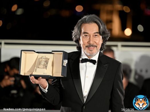 第76回 #カンヌ国際映画祭 　男優賞は　#役所広司 氏に。 トイレの清掃員から見える世界を描くヴィム・ヴェンダース監督『パーフェクト デイズ』主演。 #CannesFilmFestival2023 #Cannes