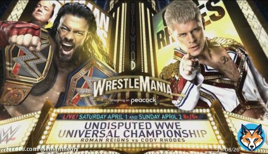 Reminds me of the old days graphics! #SmackDown #WrestleMania