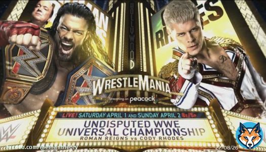 Reminds me of the old days graphics! #SmackDown #WrestleMania