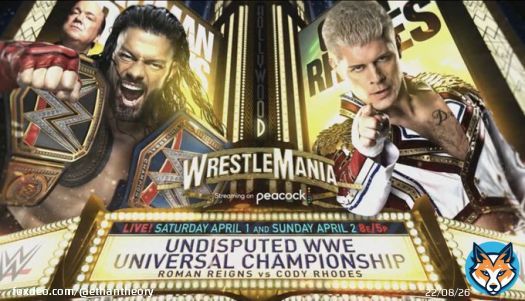 Reminds me of the old days graphics! #SmackDown #WrestleMania