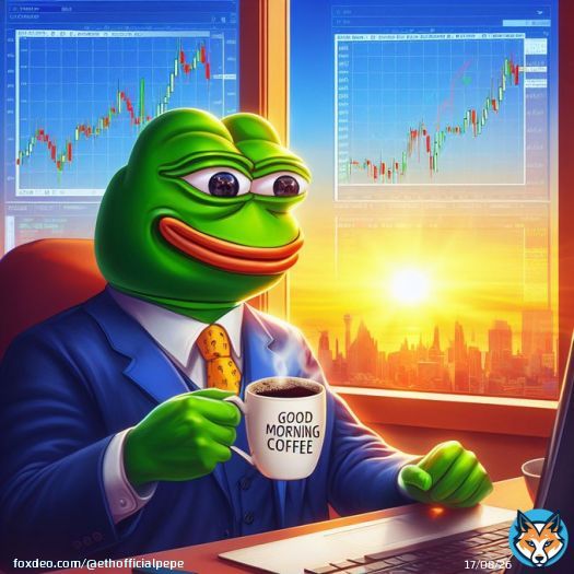 'Good Morning! Have a wonderful and amazing day!! Start your day with positive vibes.#pepeofficial #pepe #pepecommunity $GROK #USTC #CryptoCommunity #shib #Floki #memecoin #1000xGems