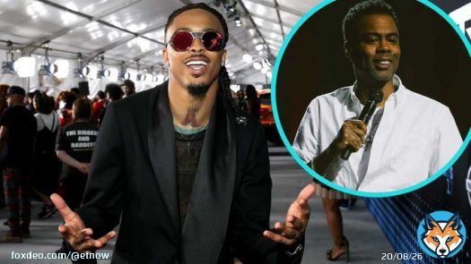 Jada Pinkett Smith's ex August Alsina is setting the record straight amid reports he liked Chris Rock's standup special.