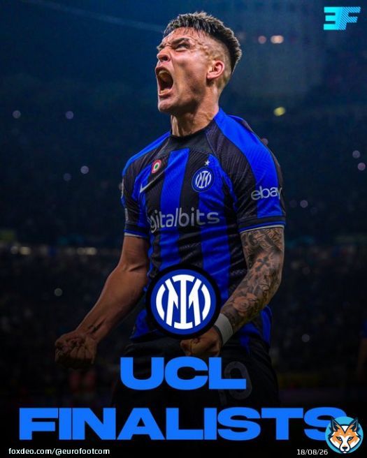 INTER MILAN ARE CHAMPIONS LEAGUE FINALISTS!