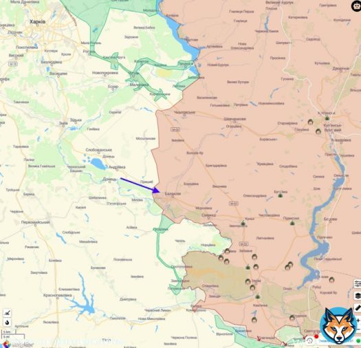 Russian Telegram channels started panicking about ongoing Ukrainian offensive in Balakleya that allegedly regained part of the city in the Kharkiv Oblast  However, Ukrainian officials didn't comment on the possible offensive in the Kharkiv direction so far