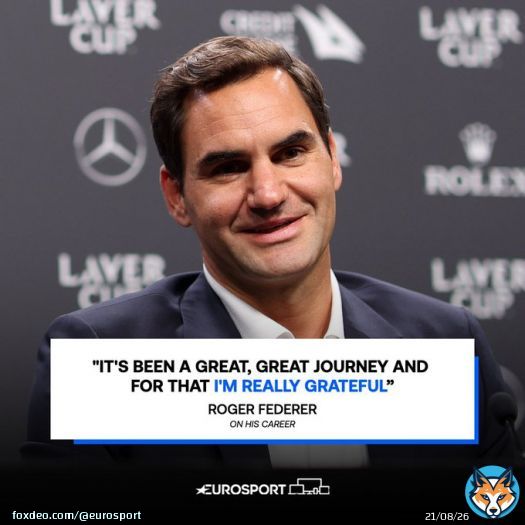 Hands up if you're going to miss Roger Federer on the court   #LaverCup