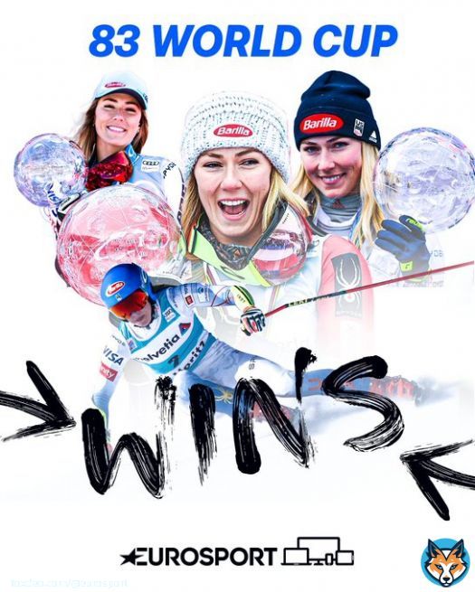 ???????????????????? ???????? ???????????? ????????????????????????   Mikaela Shiffrin has surpassed Lindsey Vonn to become the woman with the most Alpine Ski World Cup wins   @MikaelaShiffrin | @usskiteam | @lindseyvonn