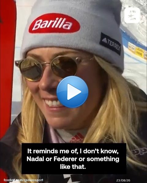 Ski superstar @MikaelaShiffrin expresses her admiration for world no. 1 @iga_swiatek   #AusOpen | @usskiteam