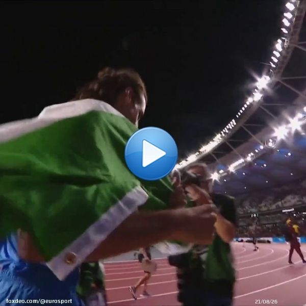 Italian high jumper Gianmarco Tamberi completes the set!   Olympics  Outdoor World Championships  World Indoor Championships  Outdoor Europeans  Indoor European Championships