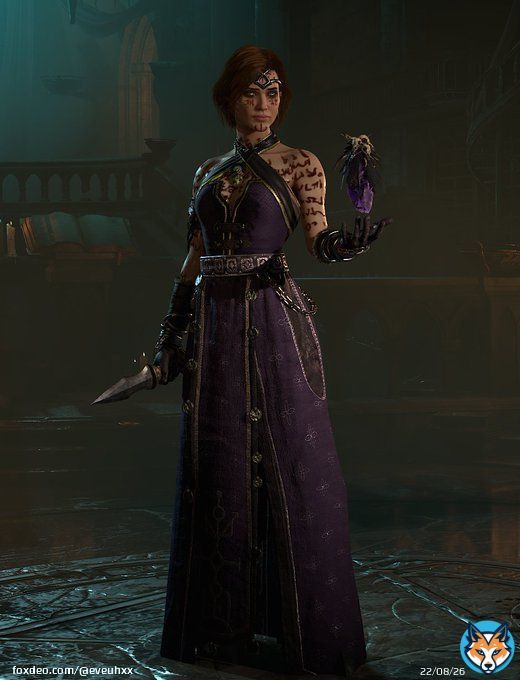 dudeeeeee the mog in @Diablo diablo4 is SOOO goood shes SO PRETTY AHASDHAHSD
