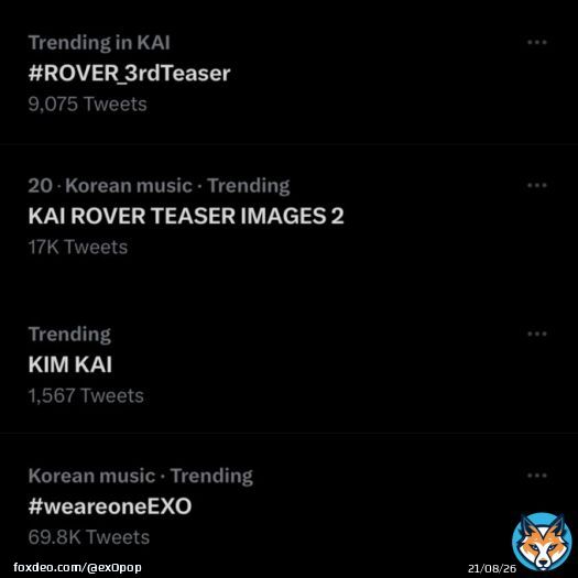 EXOLS KEEP DROPPING THE TAGS FOR JONGIN! KAI ROVER TEASER IMAGES 2 #ROVER_3rdTeaser #KAI_Rover  #KAI @weareoneEXO