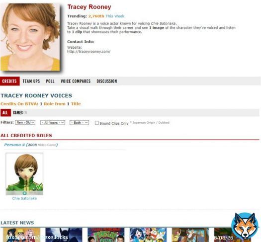 Shoutouts to Chie's PS2 voice actress for immediately retiring after she had to read the P4 script