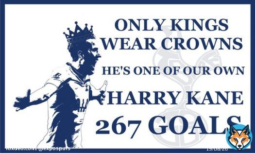 #HarryKane #267Goals #OneOfOurOwn #ShowTheFlagBilly @Billytheyid70