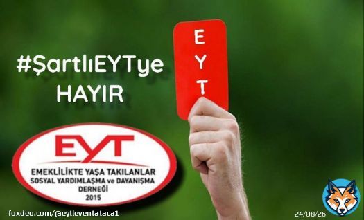 5 milyon EYT li ve aileleri ile birlikte 15-20 milyon kişi  8 eyl&uuml;l 1999 &ouml;ncesi hakların iadesini şartsız form&uuml;ls&uuml;z tastamam bekliyor  ve istiyor ... #TastamamEYT