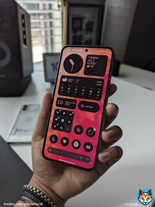 Nothing Phone (2)!  6.7' 1080p, 120Hz, LTPO OLED  1600 nits peak brightness Upgraded Glyph Interface Dual 50MP cameras Snapdragon 8+ Gen 1 8/12GB RAM 128/256/512GB storage 4700mAh battery 45W wired charge 15W wireless charge 5W reverse wireless chargge IP54 cert.  Starts at $599!