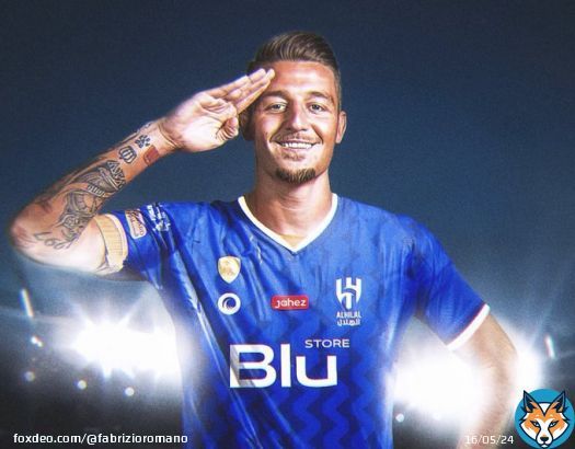 Official and confirmed. Sergej Milinković Savić joins Al Hilal on €40m permanent deal from Lazio!  #AlHilal  One of the best Serie A players leave the league to join Saudi side.  He’s gonna play with Rúben Neves and Kalidou Koulibal