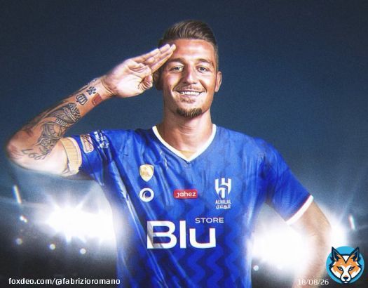 Official and confirmed. Sergej Milinković Savić joins Al Hilal on &euro;40m permanent deal from Lazio!  #AlHilal  One of the best Serie A players leave the league to join Saudi side.  He&rsquo;s gonna play with R&uacute;ben Neves and Kalidou Koulibal