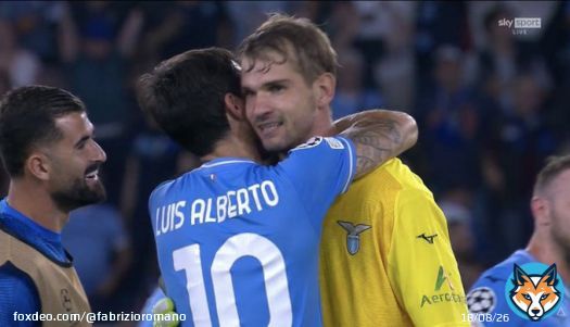 Lazio goalkeeper Ivan Provedel scores in 95th minute to make it 1-1 vs Atl&eacute;tico Madrid  #UCL