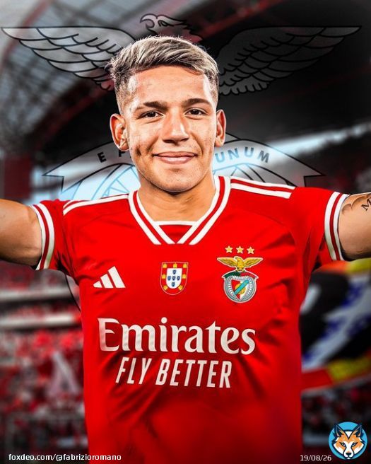 Benfica are sealing the agreement to sign Argentinian top talent Gianluca Prestianni &mdash; here we go!   Deal was verbally agreed in August with V&eacute;lez for 2006 born wonderkid &mdash; being signed for &euro;8m fee plus &euro;2m add-ons & 15% future sale.  Prestianni will travel to Europe at&hellip;Show more