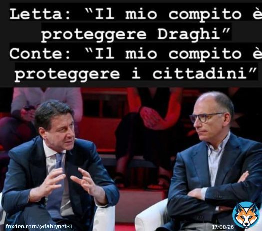 La differenza tra #Conte e #Letta, tra il #M5S e il #PD spiegata bene.  #RenziFaiSchifo #elezionianticipate  #ElezioniPolitiche2022  #crisidigoverno  #Draghi #25luglio