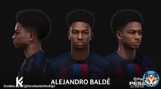 >>#eFootballPES2021 <<  #AlejandroBalde face ----------------------------------------------------- Link:  ----------------------------------------------------- #eFootball2023  #eFootballPES2021  @FCBarcelona   #FCBarcelona  #LaLigaSantander  @LaLiga