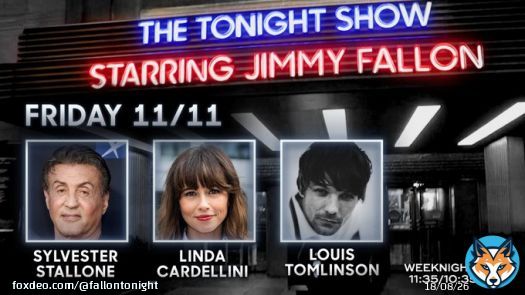 Happy Friday! Tonight:   Thank You Notes  @TheSlyStallone  @lindacardellini  Performance from @Louis_Tomlinson  #FallonTonight
