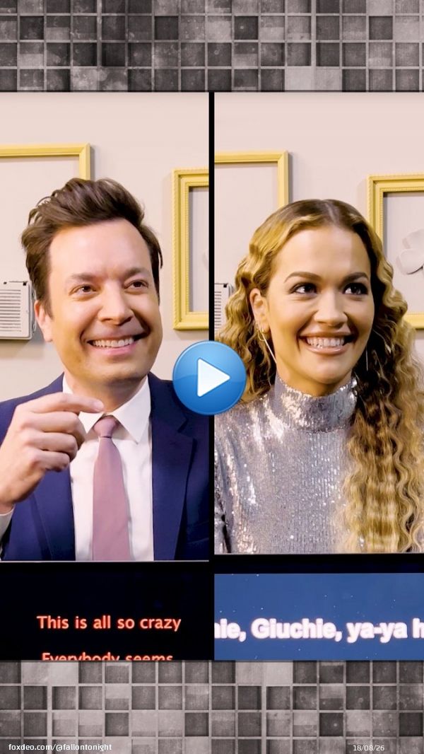 Jimmy and @ritaora put their lyric knowledge to the test in the Blind Karaoke Challenge!  #BlindKaraoke #FallonTonight