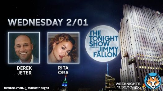 Brand new show tonight!   Tonight Show Polls  @derekjeter   Talk + Performance from @RitaOra   #FallonTonight