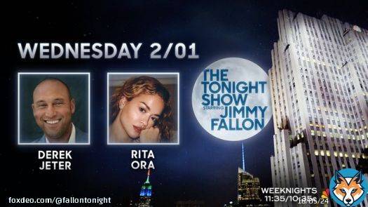 Brand new show tonight!   Tonight Show Polls  @derekjeter   Talk + Performance from @RitaOra   #FallonTonight