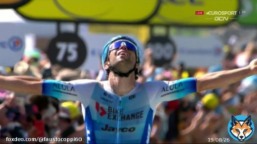 Third time's the charm! After two 2nd places in this Tour, Michael Matthews got the most beautiful victory of his career (imo) in Mende after an epic battle against Bettiol.  It's a super succesful Tour for BikeExchange who won with both him and Dylalan. #TDF2022